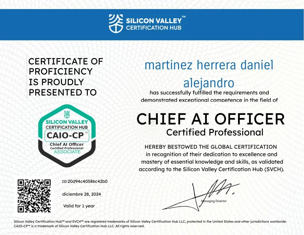 Chief AI Officer Professional Certificate